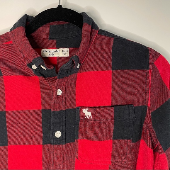 Boy’s Abercrombie Long-Sleeve Flannel Shirt - Picture 3 of 4